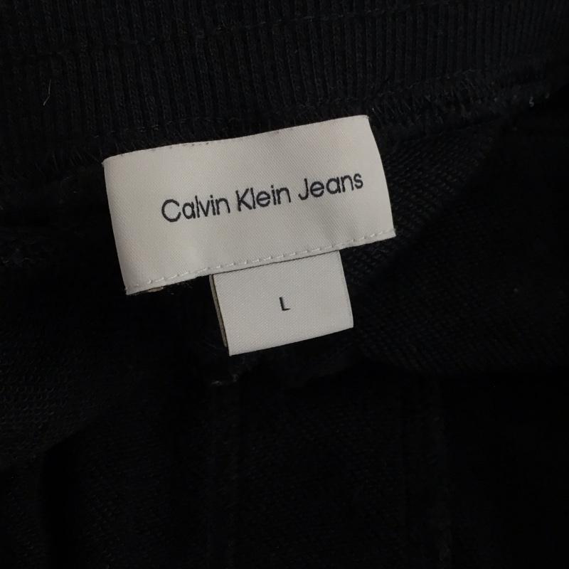 カルヴァン クライン ジーンズ Calvin Klein Jeans パンツ ワークパンツ、ペインターパンツ ワイドパンツ カジュアルパンツ スラックス L 無地 黒 / ブラック / black メンズ USED 古着 中古 10157599