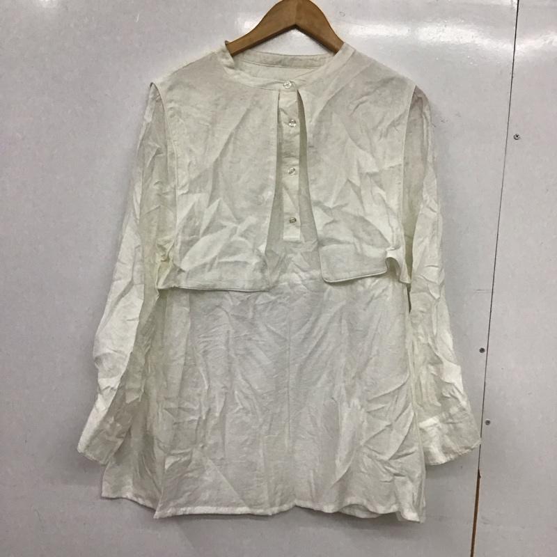 カスタネ Kastane カットソー 長袖 FREE 無地 白 / ホワイト / white レディース USED 古着 中古 10157602