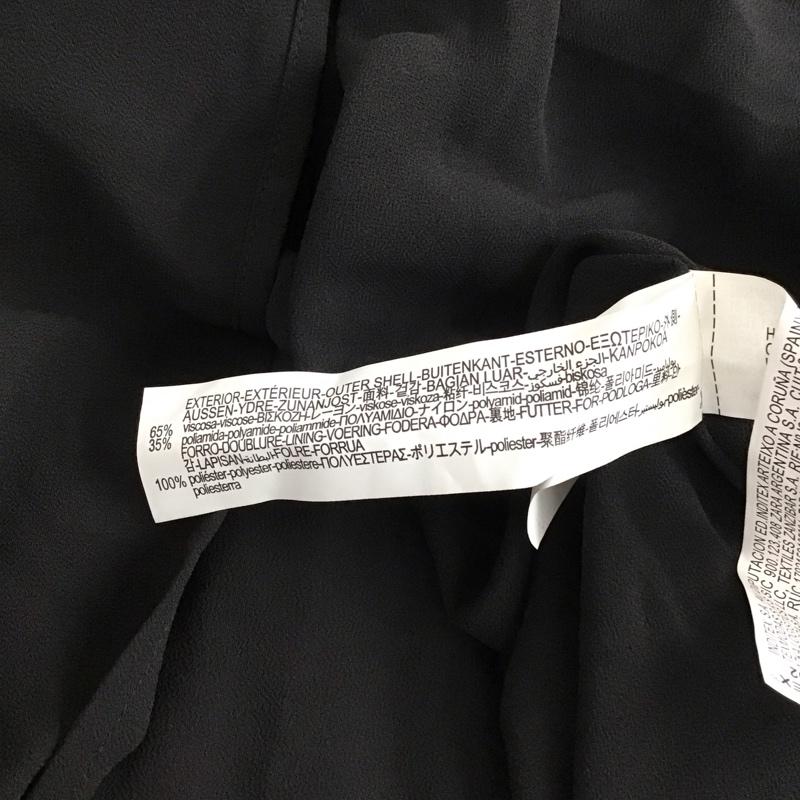 ザラ ZARA チュニック 長袖 L 無地 黒 / ブラック / black レディース USED 古着 中古 10157603