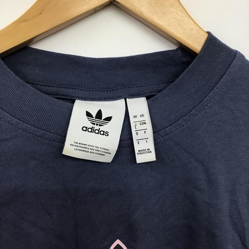 アディダス adidas Tシャツ 半袖 L ロゴ、文字 X プリント マルチカラー / マルチカラー / multicolor メンズ USED 古着 中古 10157604