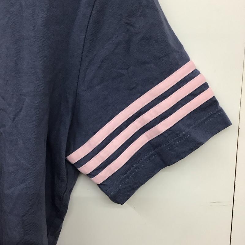 アディダス adidas Tシャツ 半袖 L ロゴ、文字 X プリント マルチカラー / マルチカラー / multicolor メンズ USED 古着 中古 10157604