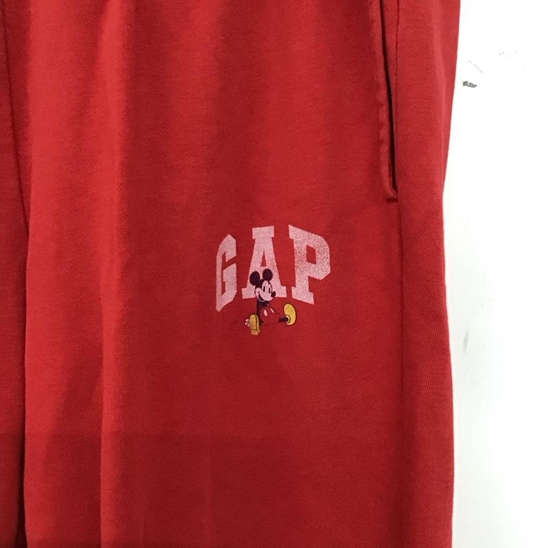 ギャップ GAP パンツ ワークパンツ、ペインターパンツ ワークパンツ ワイドパンツ カジュアルパンツ スウェットパンツ M ロゴ、文字 赤 / レッド / red メンズ USED 古着 中古 10157605