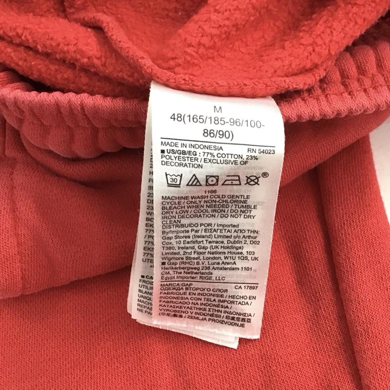 ギャップ GAP パンツ ワークパンツ、ペインターパンツ ワークパンツ ワイドパンツ カジュアルパンツ スウェットパンツ M ロゴ、文字 赤 / レッド / red メンズ USED 古着 中古 10157605