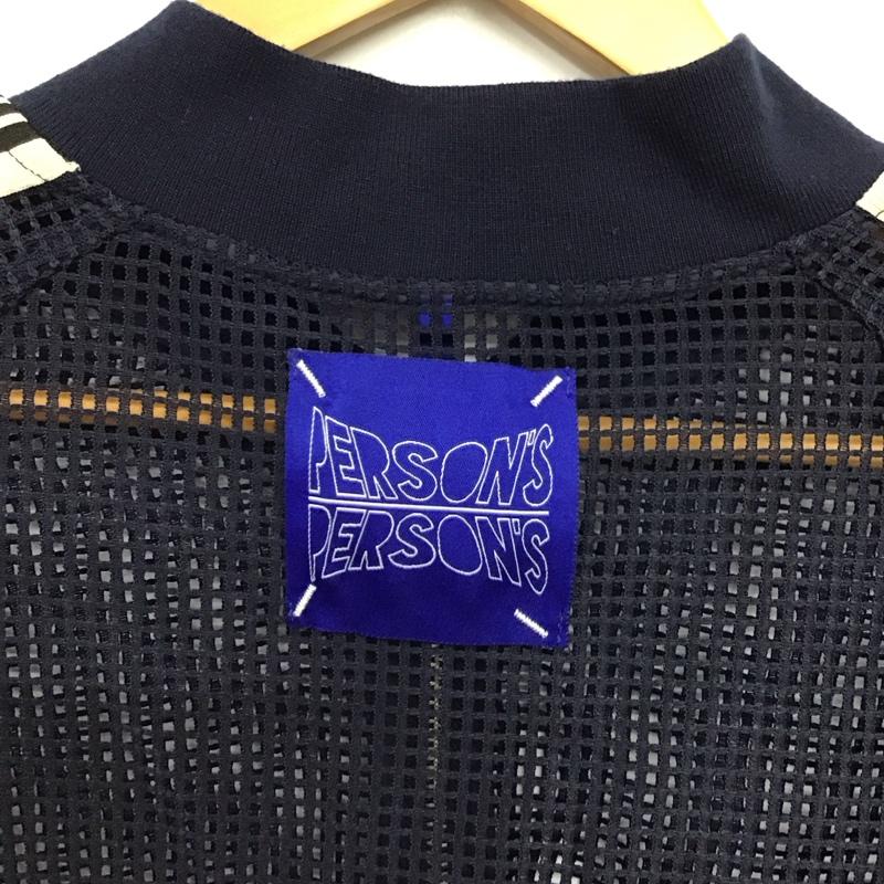 古着 USED ジャケット、上着 ジャンパー、ブルゾン パーソンズ カットワークメッシュブルゾン PERSONS L 無地 紺 / ネイビー / navy レディース USED 古着 中古 10157606