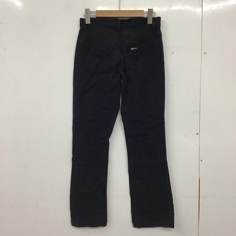 ポロジーンズカンパニー POLO JEANS COMPANY パンツ スラックス 0 無地 黒 / ブラック / black レディース USED 古着 中古 10157607