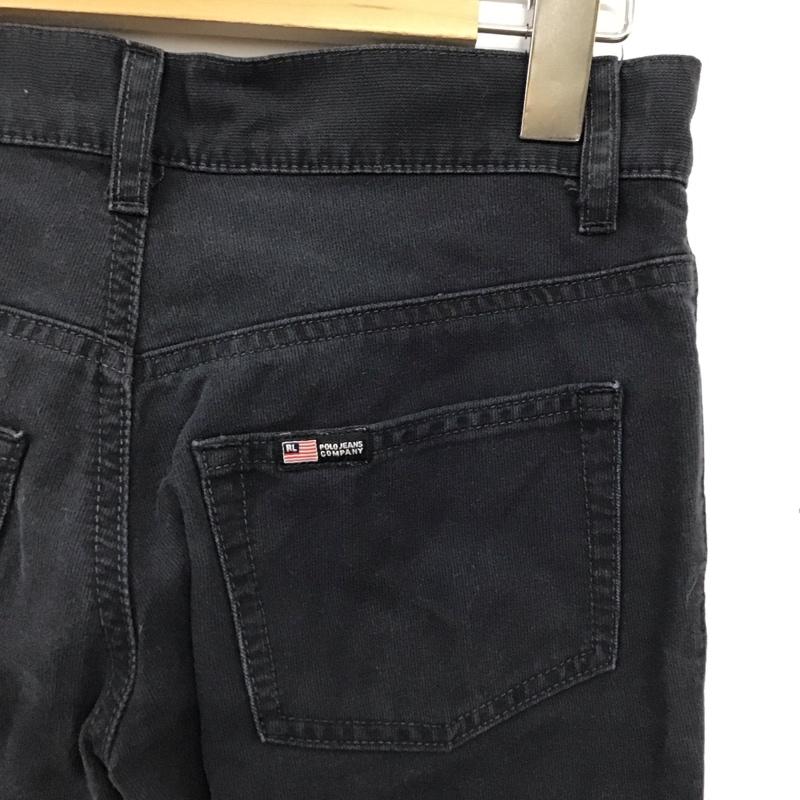 ポロジーンズカンパニー POLO JEANS COMPANY パンツ スラックス 0 無地 黒 / ブラック / black レディース USED 古着 中古 10157607