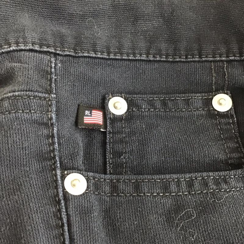 ポロジーンズカンパニー POLO JEANS COMPANY パンツ スラックス 0 無地 黒 / ブラック / black レディース USED 古着 中古 10157607