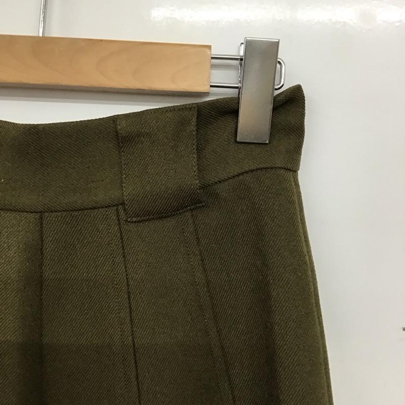 ミラオーウェン Mila Owen スカート ロングスカート 09WFS214210 0 無地 カーキ / カーキ / khaki レディース USED 古着 中古 10157611