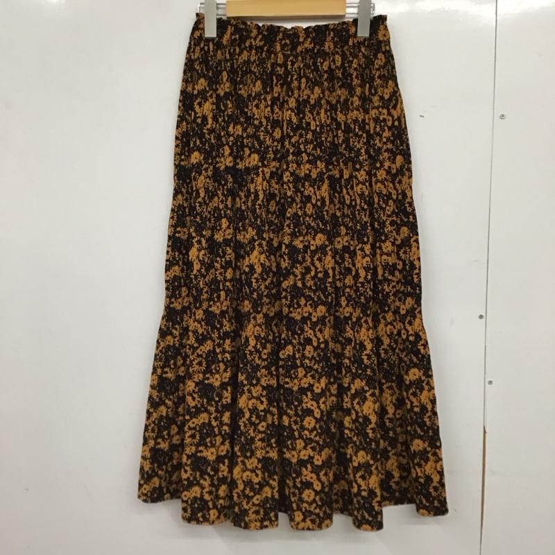 レリュームジャーナルスタンダード relume Journal Standard スカート ロングスカート 24-060-462-1022-3-0 マジョリカプリーツイージースカート 総柄 マルチカラー / マルチカラー / multicolor レディース USED 古着 中古 10157615