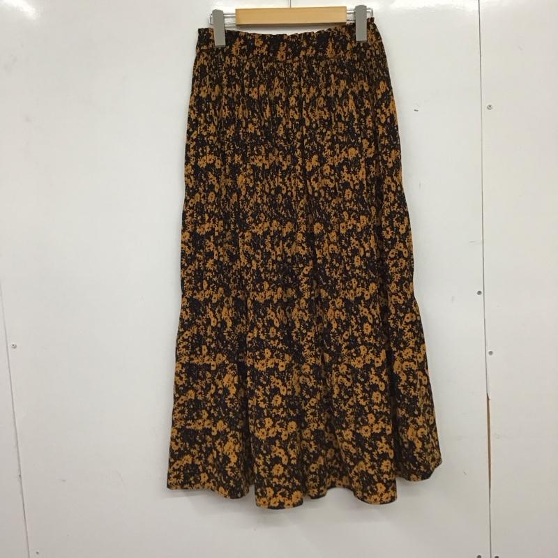 レリュームジャーナルスタンダード relume Journal Standard スカート ロングスカート 24-060-462-1022-3-0 マジョリカプリーツイージースカート 総柄 マルチカラー / マルチカラー / multicolor レディース USED 古着 中古 10157615