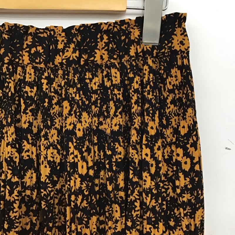 レリュームジャーナルスタンダード relume Journal Standard スカート ロングスカート 24-060-462-1022-3-0 マジョリカプリーツイージースカート 総柄 マルチカラー / マルチカラー / multicolor レディース USED 古着 中古 10157615