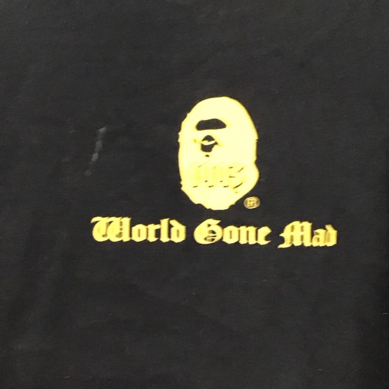 ベイプ BAPE Tシャツ 半袖 半袖カットソー プリントTシャツ クルーネックカットソー XL プリント ダークグレー / ダークグレー / メンズ USED 古着 中古 10157621
