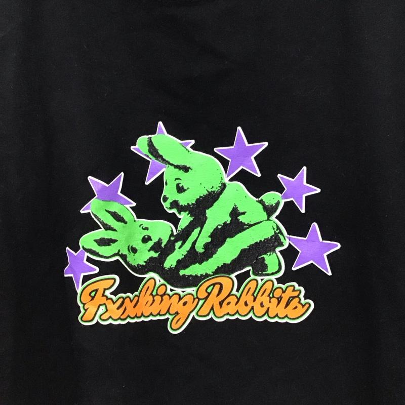エフアールツー FR2 Tシャツ 半袖 半袖カットソー プリントTシャツ クルーネックカットソー L ロゴ、文字 黒 / ブラック / black メンズ USED 古着 中古 10157622