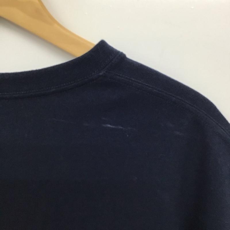 リー Lee Tシャツ 半袖 半袖カットソー プリントTシャツ クルーネックカットソー M 無地 紺 / ネイビー / navy メンズ USED 古着 中古 10157623