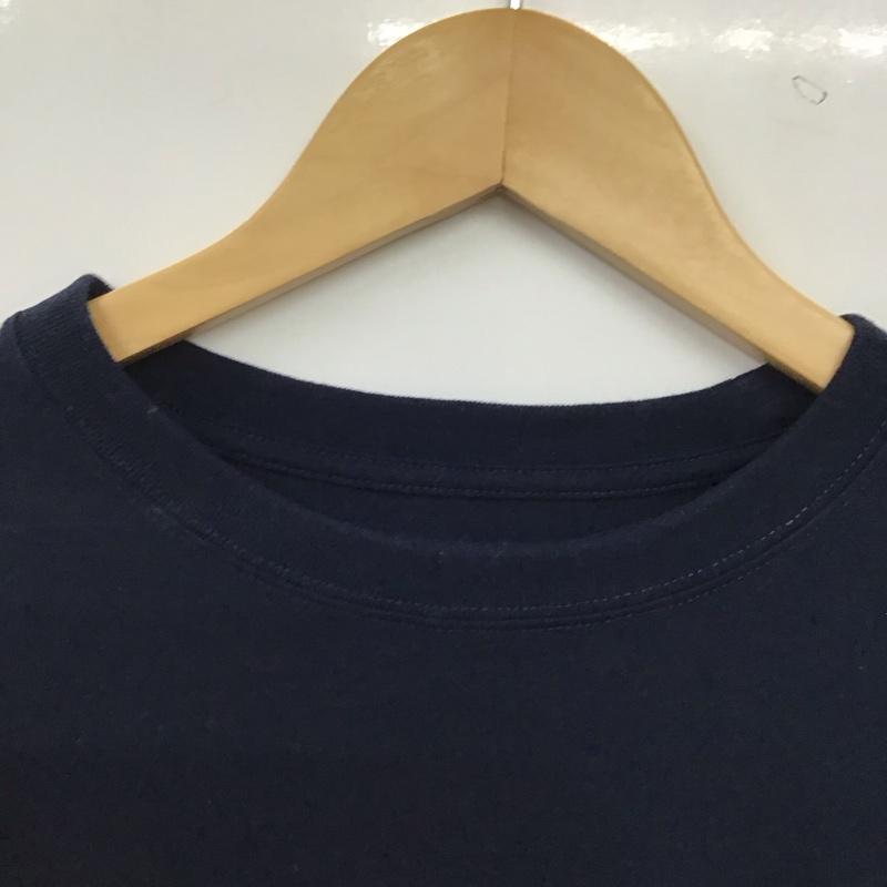 リー Lee Tシャツ 半袖 半袖カットソー プリントTシャツ クルーネックカットソー M 無地 紺 / ネイビー / navy メンズ USED 古着 中古 10157623