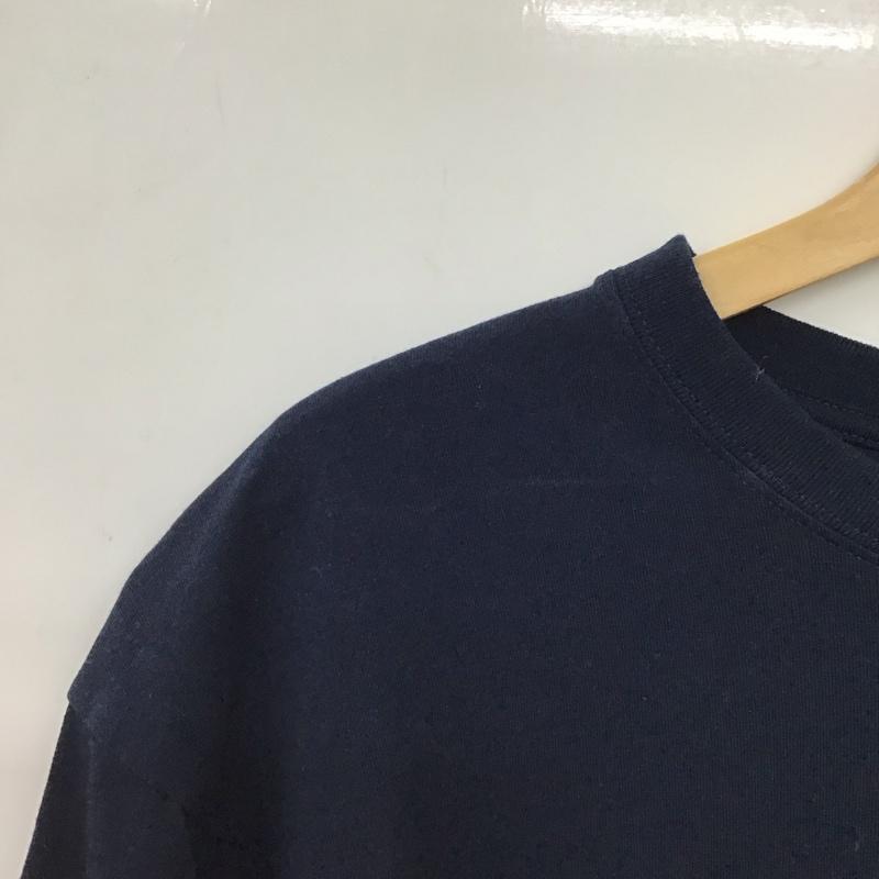 リー Lee Tシャツ 半袖 半袖カットソー プリントTシャツ クルーネックカットソー M 無地 紺 / ネイビー / navy メンズ USED 古着 中古 10157623