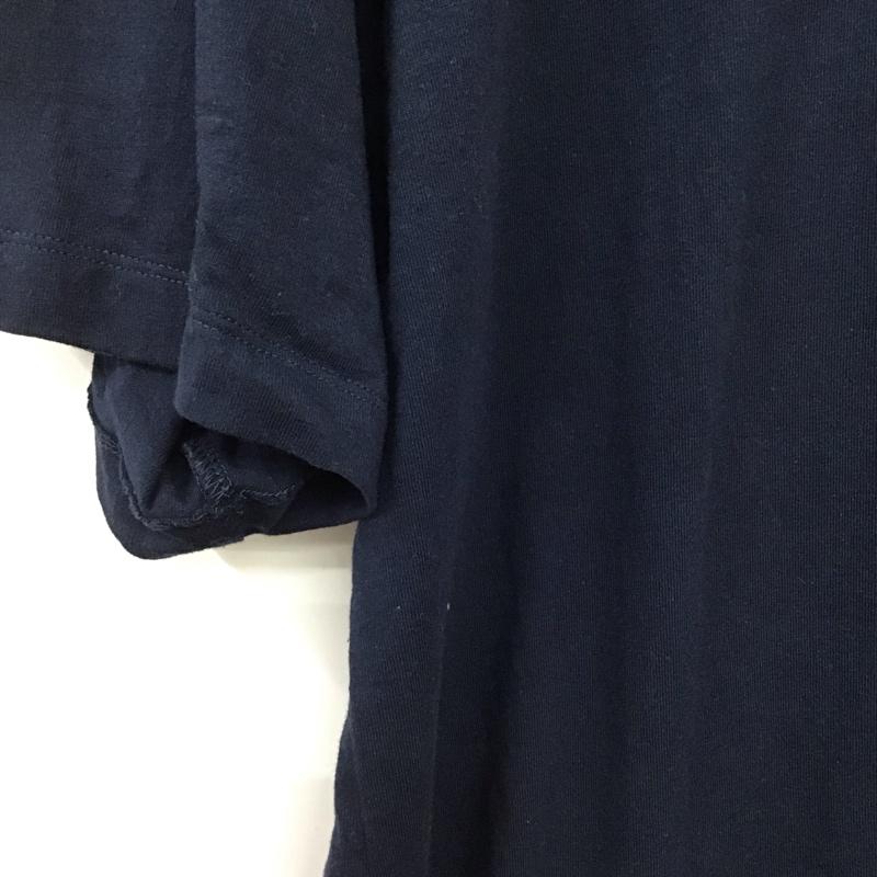 リー Lee Tシャツ 半袖 半袖カットソー プリントTシャツ クルーネックカットソー M 無地 紺 / ネイビー / navy メンズ USED 古着 中古 10157623