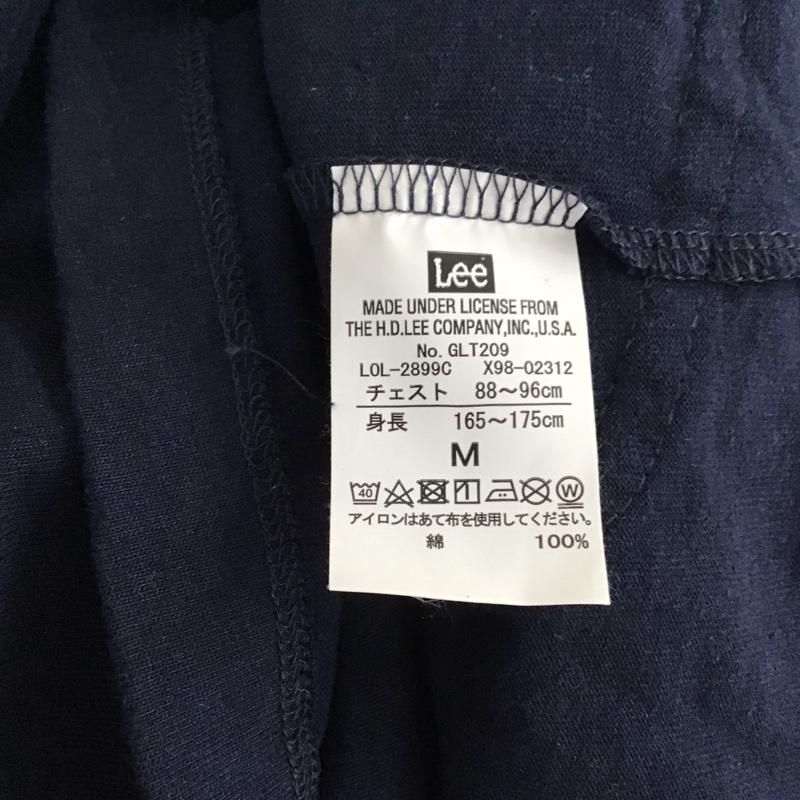 リー Lee Tシャツ 半袖 半袖カットソー プリントTシャツ クルーネックカットソー M 無地 紺 / ネイビー / navy メンズ USED 古着 中古 10157623