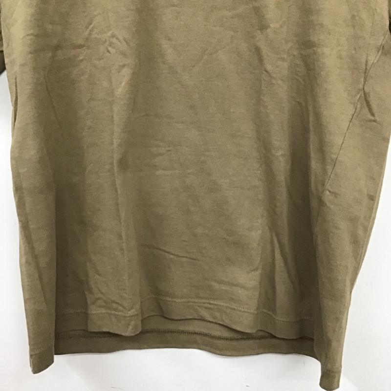 アニエス・ベー agnes b. Tシャツ 半袖 半袖カットソー プリントTシャツ クルーネックカットソー 無地 ベージュ / ベージュ / beige メンズ USED 古着 中古 10157624