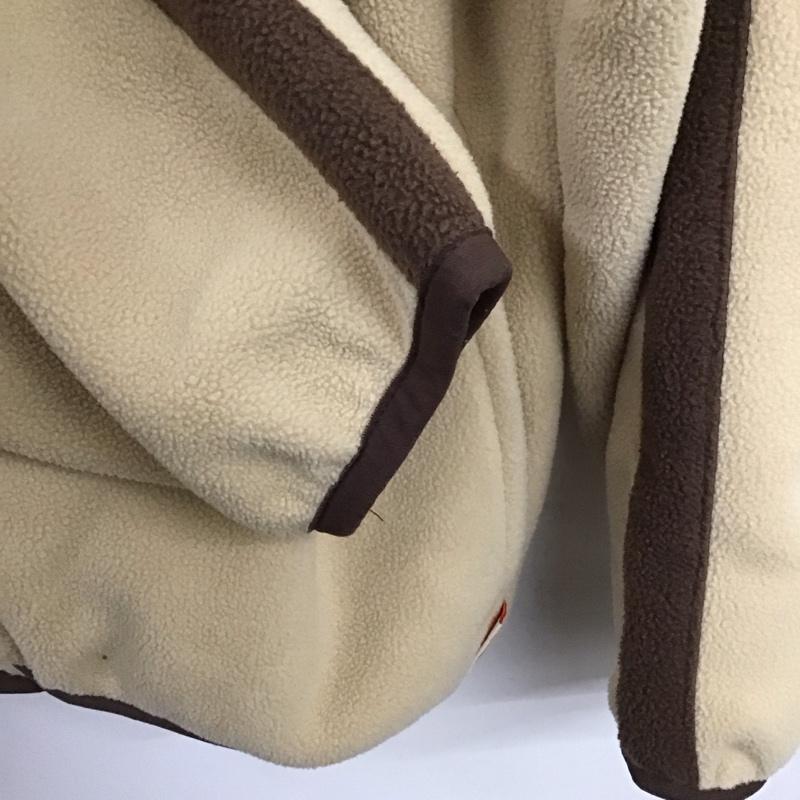 ジャバ Java ジャケット、上着 ジャンパー、ブルゾン ジップアップジャケット フリースジャケット アウター M ロゴ、文字 ベージュ / ベージュ / beige メンズ USED 古着 中古 10157626