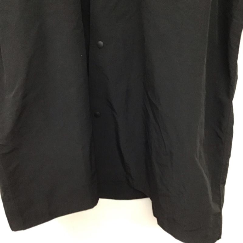 バーラップ アウトフィッター BURLAP OUTFITTER シャツ、ブラウス 半袖 半袖シャツ フロントボタン L 無地 黒 / ブラック / black メンズ USED 古着 中古 10157628