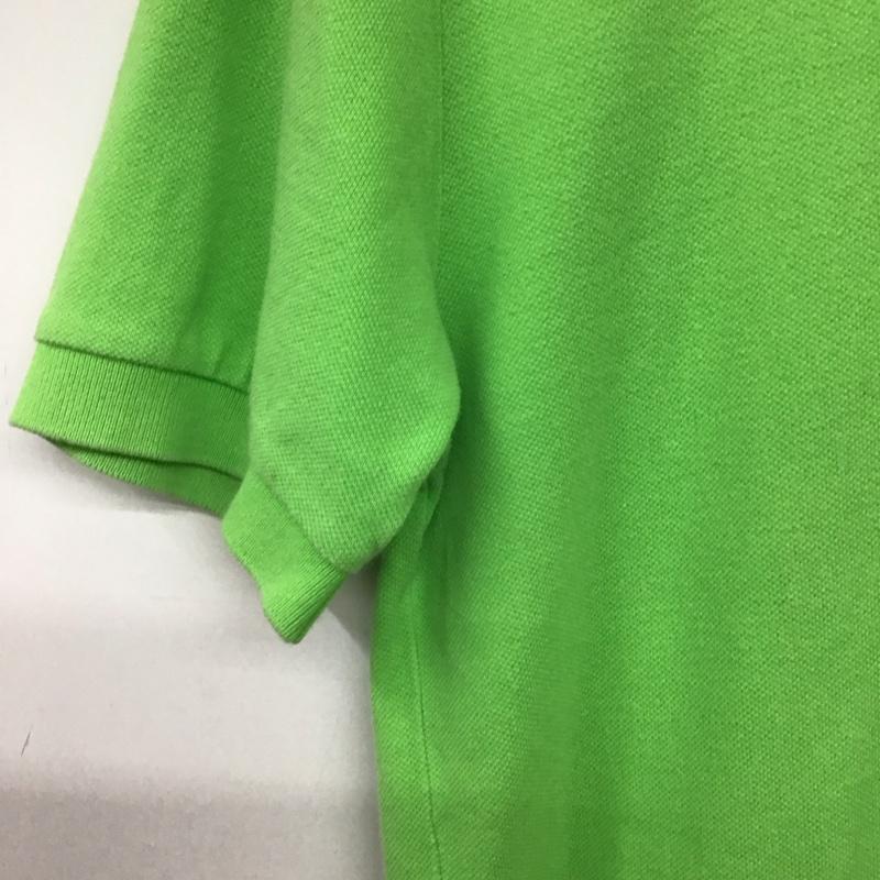 ポロバイラルフローレン Polo by RALPH LAUREN ポロシャツ 半袖 半袖ポロシャツ カラーシャツ 半袖カットソー M ロゴ、文字 黄緑 / イエローグリーン / メンズ USED 古着 中古 10157632