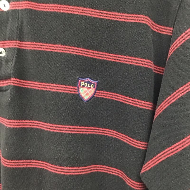 ポロゴルフラルフローレン POLOGOLF ポロシャツ 半袖 半袖ポロシャツ カラーシャツ 半袖カットソー L ボーダー柄 マルチカラー / マルチカラー / multicolor メンズ USED 古着 中古 10157633