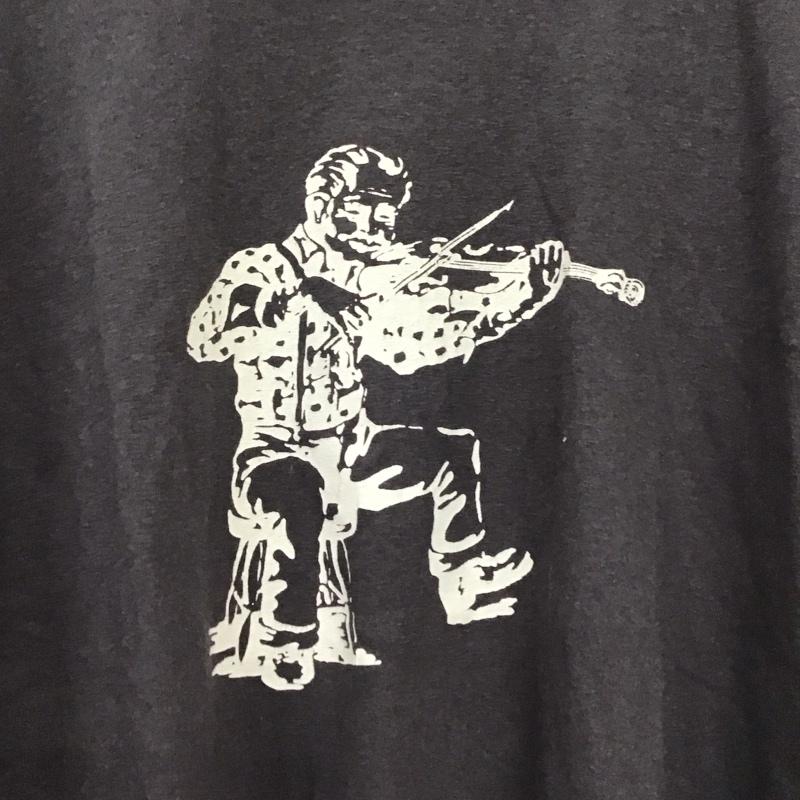ウエアハウス WAREHOUSE Tシャツ 半袖 半袖カットソー プリントTシャツ クルーネックカットソー XL プリント ダークグレー / ダークグレー / メンズ USED 古着 中古 10157635