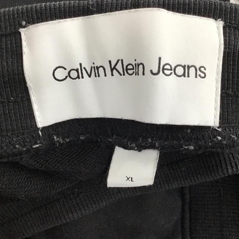 カルヴァン クライン ジーンズ Calvin Klein Jeans パンツ ワークパンツ、ペインターパンツ ワイドパンツ スラックスパンツ カジュアルパンツ XL ロゴ、文字 黒 / ブラック / black メンズ USED 古着 中古 10157636