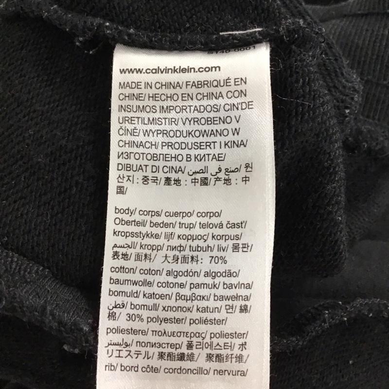 カルヴァン クライン ジーンズ Calvin Klein Jeans パンツ ワークパンツ、ペインターパンツ ワイドパンツ スラックスパンツ カジュアルパンツ XL ロゴ、文字 黒 / ブラック / black メンズ USED 古着 中古 10157636