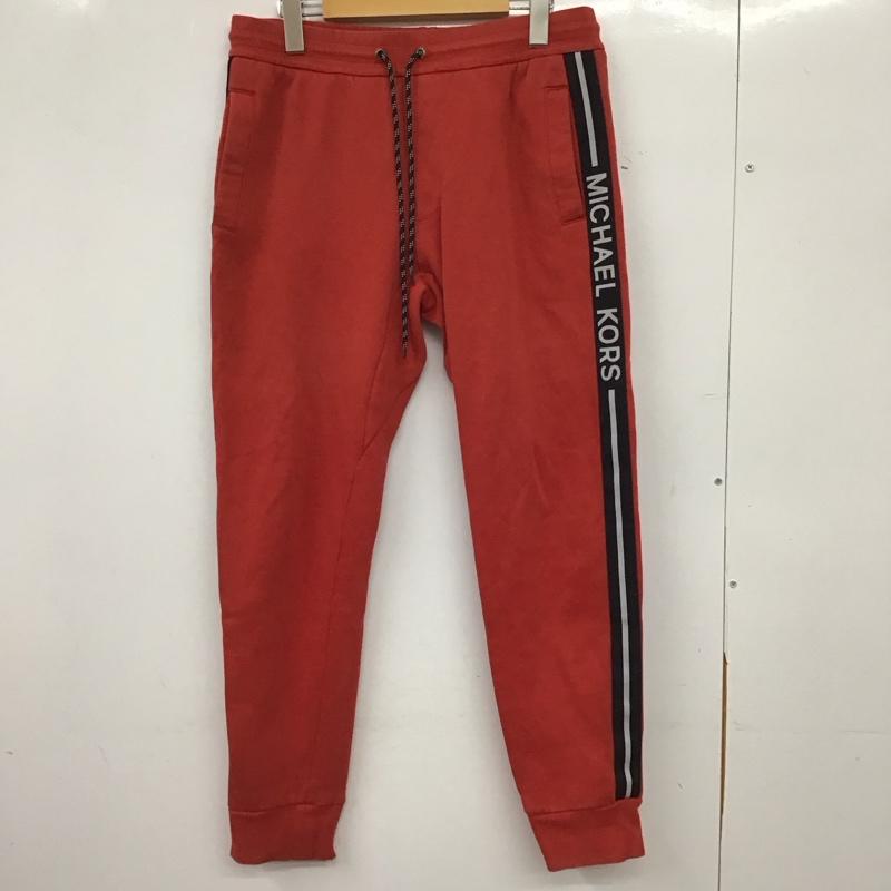 マイケルコース MICHAEL KORS パンツ ワークパンツ、ペインターパンツ ワイドパンツ カジュアルパンツ ワークパンツ M ロゴ、文字 赤 / レッド / red メンズ USED 古着 中古 10157638
