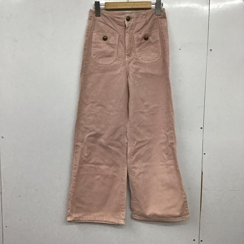 ザラ ZARA パンツ デニム、ジーンズ 32インチ 無地 桃 / ピンク / pink レディース USED 古着 中古 10157639