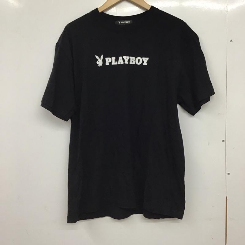 プロジェクトエスアールエス PROJECT SR ES Tシャツ 半袖 半袖カットソー プリントTシャツ クルーネックカットソー L ロゴ、文字 黒 / ブラック / black メンズ USED 古着 中古 10157640