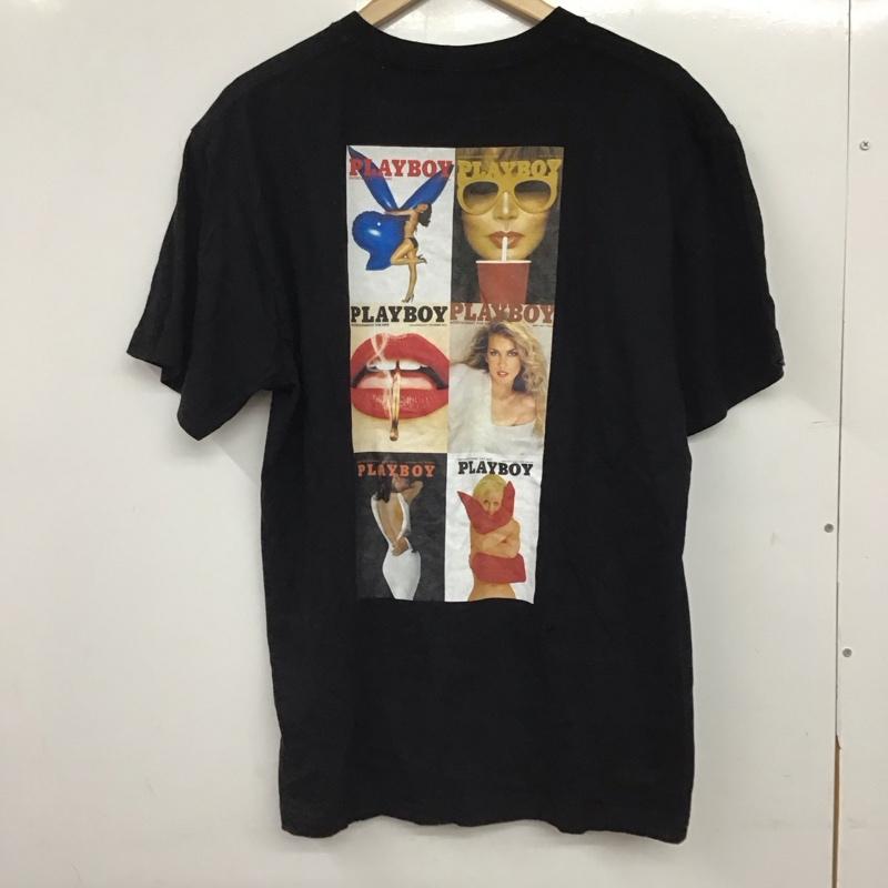 プロジェクトエスアールエス PROJECT SR ES Tシャツ 半袖 半袖カットソー プリントTシャツ クルーネックカットソー L ロゴ、文字 黒 / ブラック / black メンズ USED 古着 中古 10157640
