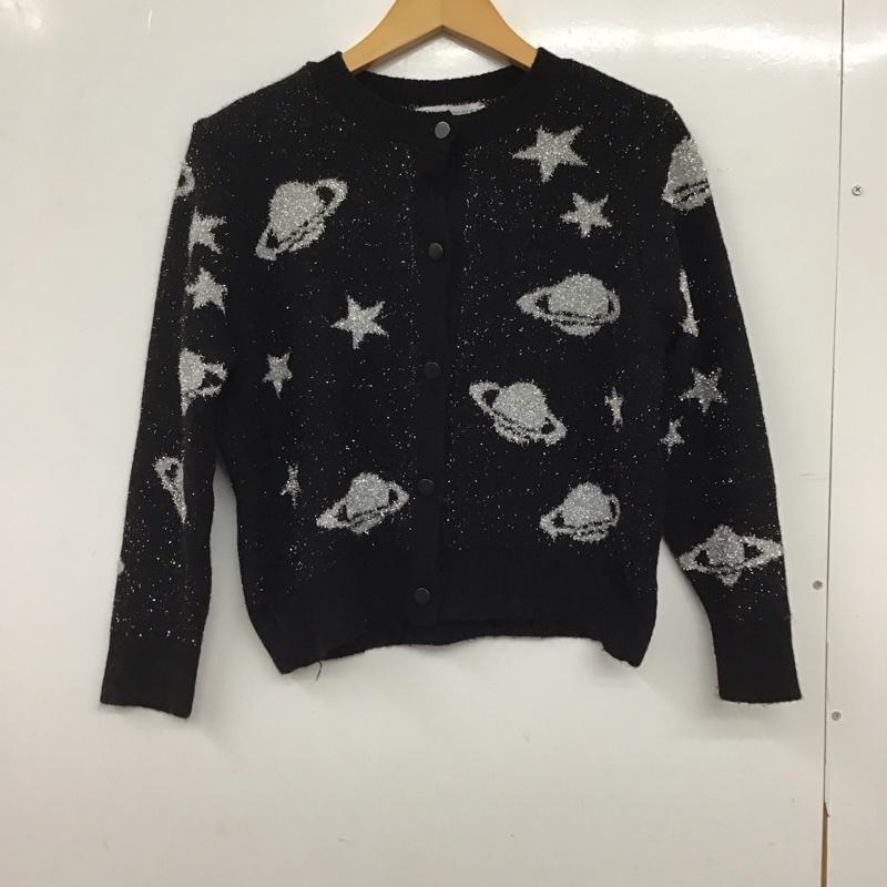 ザラ ZARA カーディガン 長袖 S  黒 / ブラック / black レディース USED 古着 中古 10157642