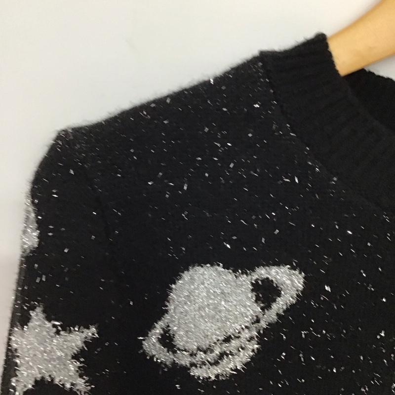 ザラ ZARA カーディガン 長袖 S  黒 / ブラック / black レディース USED 古着 中古 10157642
