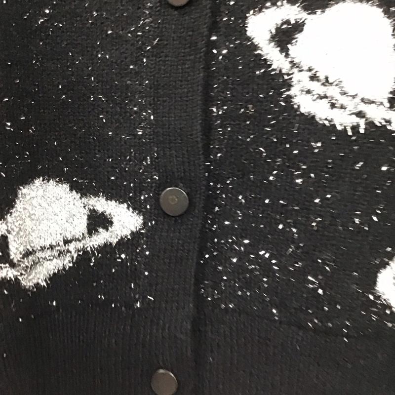 ザラ ZARA カーディガン 長袖 S  黒 / ブラック / black レディース USED 古着 中古 10157642