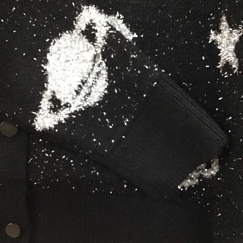 ザラ ZARA カーディガン 長袖 S  黒 / ブラック / black レディース USED 古着 中古 10157642