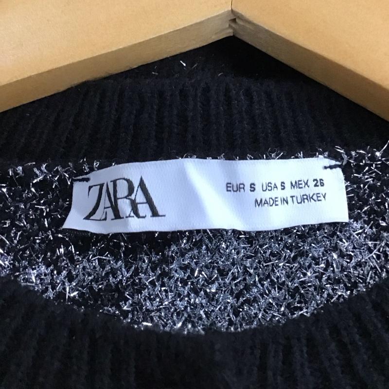 ザラ ZARA カーディガン 長袖 S  黒 / ブラック / black レディース USED 古着 中古 10157642