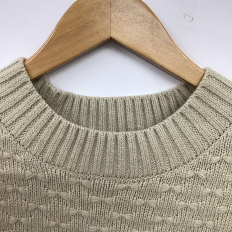 ローリーズファーム LOWRYS FARM ニット、セーター 長袖 FREE 無地 ベージュ / ベージュ / beige レディース USED 古着 中古 10157645