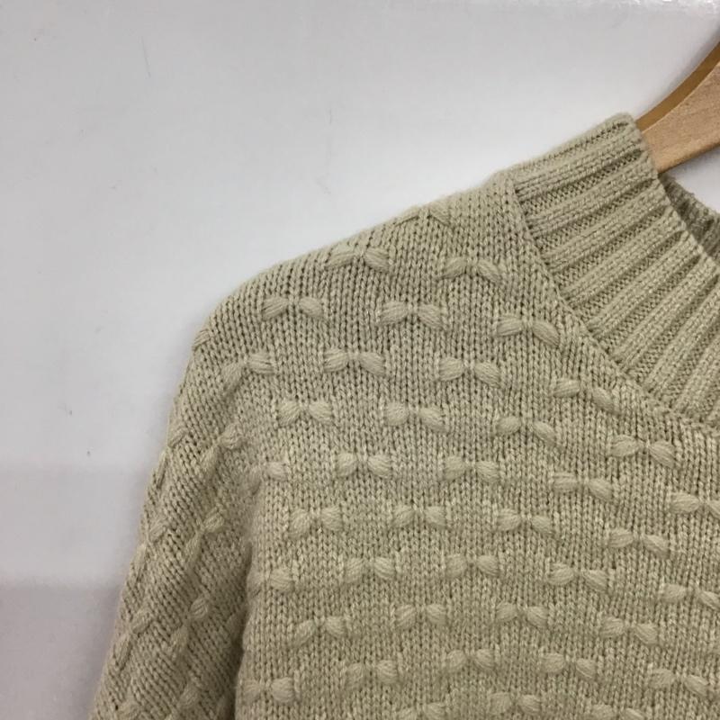 ローリーズファーム LOWRYS FARM ニット、セーター 長袖 FREE 無地 ベージュ / ベージュ / beige レディース USED 古着 中古 10157645