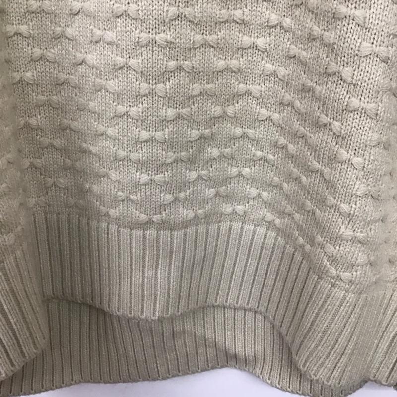 ローリーズファーム LOWRYS FARM ニット、セーター 長袖 FREE 無地 ベージュ / ベージュ / beige レディース USED 古着 中古 10157645