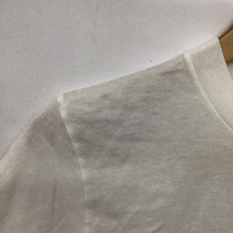アディダス adidas Tシャツ 半袖 半袖カットソー プリントTシャツ クルーネックカットソー M 無地 白 / ホワイト / white メンズ USED 古着 中古 10157646