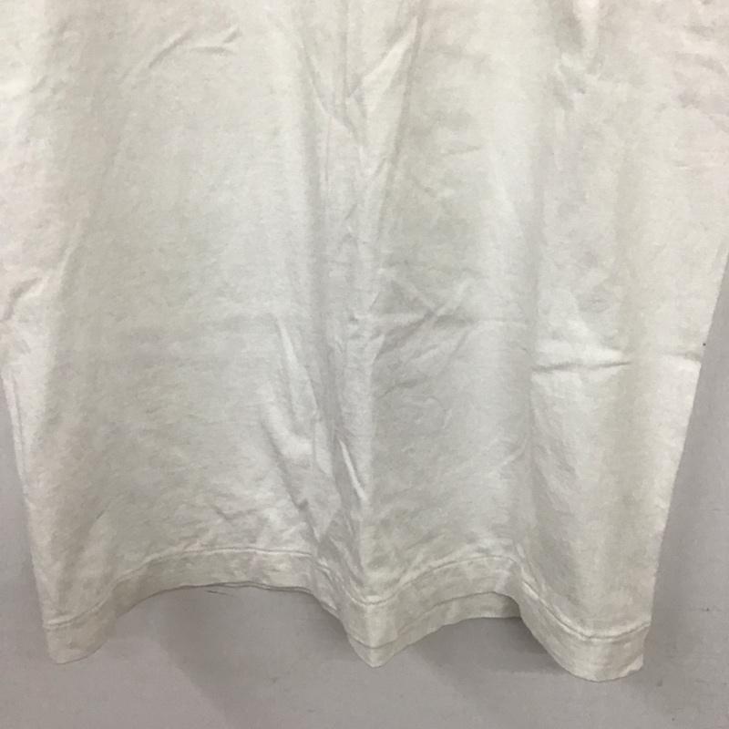 アディダス adidas Tシャツ 半袖 半袖カットソー プリントTシャツ クルーネックカットソー M 無地 白 / ホワイト / white メンズ USED 古着 中古 10157646