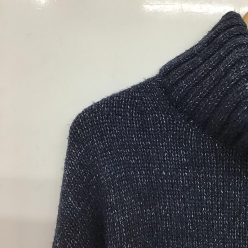 ローリーズファーム LOWRYS FARM ニット、セーター 長袖 タートルネック FREE 無地 紺 / ネイビー / navy レディース USED 古着 中古 10157647