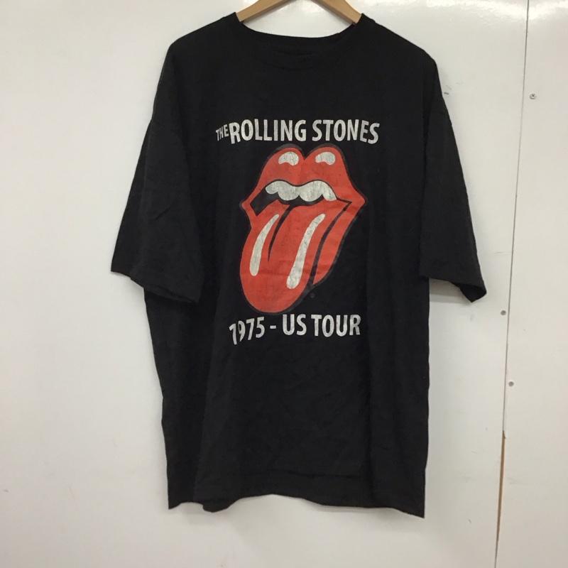 古着 USED Tシャツ 半袖 半袖カットソー プリントTシャツ クルーネックカットソー 4L ロゴ、文字 黒 / ブラック / black メンズ USED 古着 中古 10157649