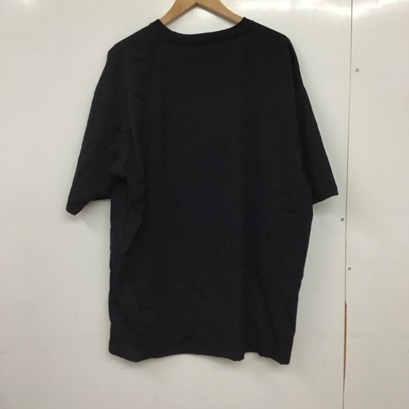 古着 USED Tシャツ 半袖 半袖カットソー プリントTシャツ クルーネックカットソー 4L ロゴ、文字 黒 / ブラック / black メンズ USED 古着 中古 10157649