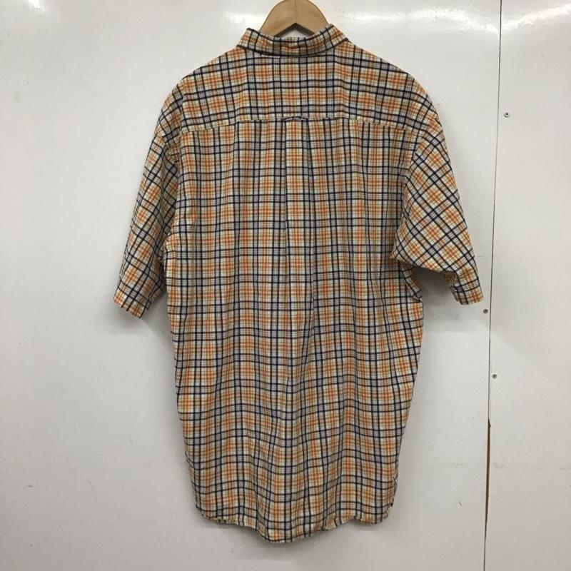 ノーティカ NAUTICA シャツ、ブラウス 半袖 半袖シャツ チェックシャツ ボタンダウンシャツ XL チェック マルチカラー / マルチカラー / multicolor メンズ USED 古着 中古 10157651