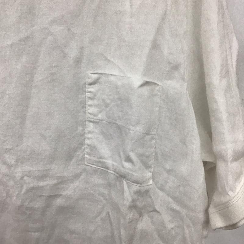 マイヨ maillot Tシャツ 半袖 半袖カットソー プリントTシャツ クルーネックカットソー 2 無地 白 / ホワイト / white メンズ USED 古着 中古 10157653