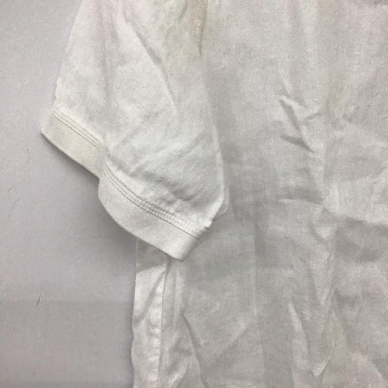 マイヨ maillot Tシャツ 半袖 半袖カットソー プリントTシャツ クルーネックカットソー 2 無地 白 / ホワイト / white メンズ USED 古着 中古 10157653